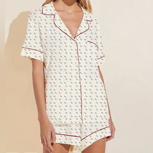 Eberjey Gisele Printed TENCEL™ Modal Relaxed Short PJ Set